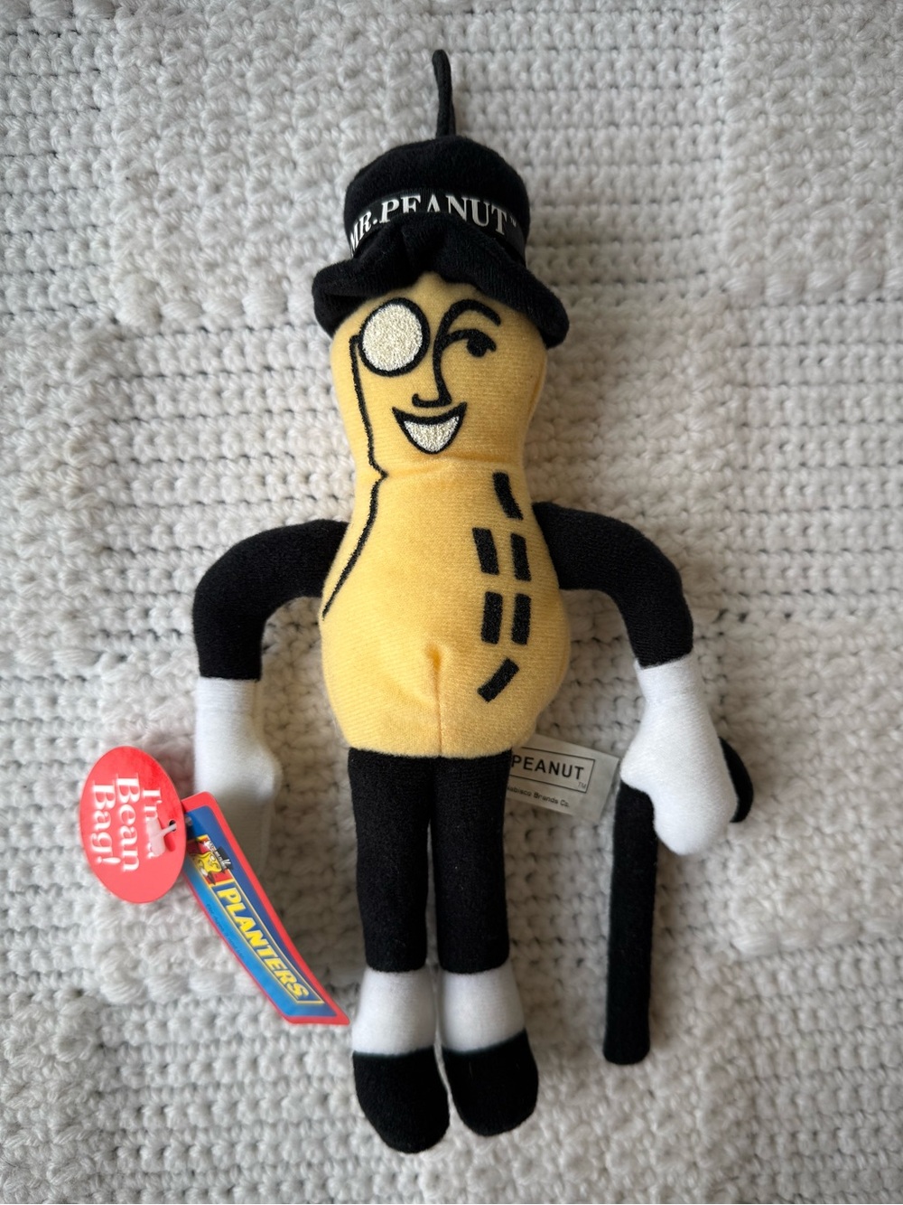 Vintage Planters Mr. Peanuts Plush Toy